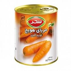 مربا هویج قوطی 900 گرم سحر